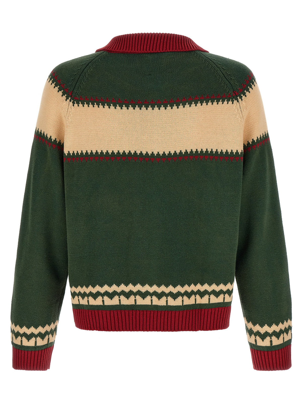 Bicolor Cotton Cardigan