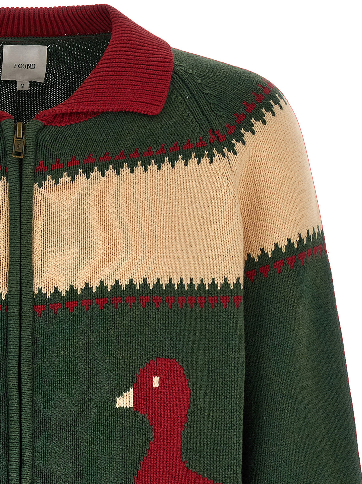 Bicolor Cotton Cardigan
