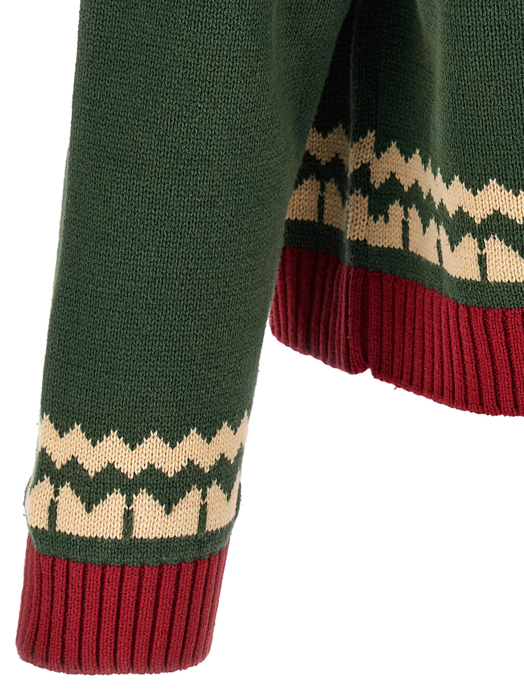Bicolor Cotton Cardigan