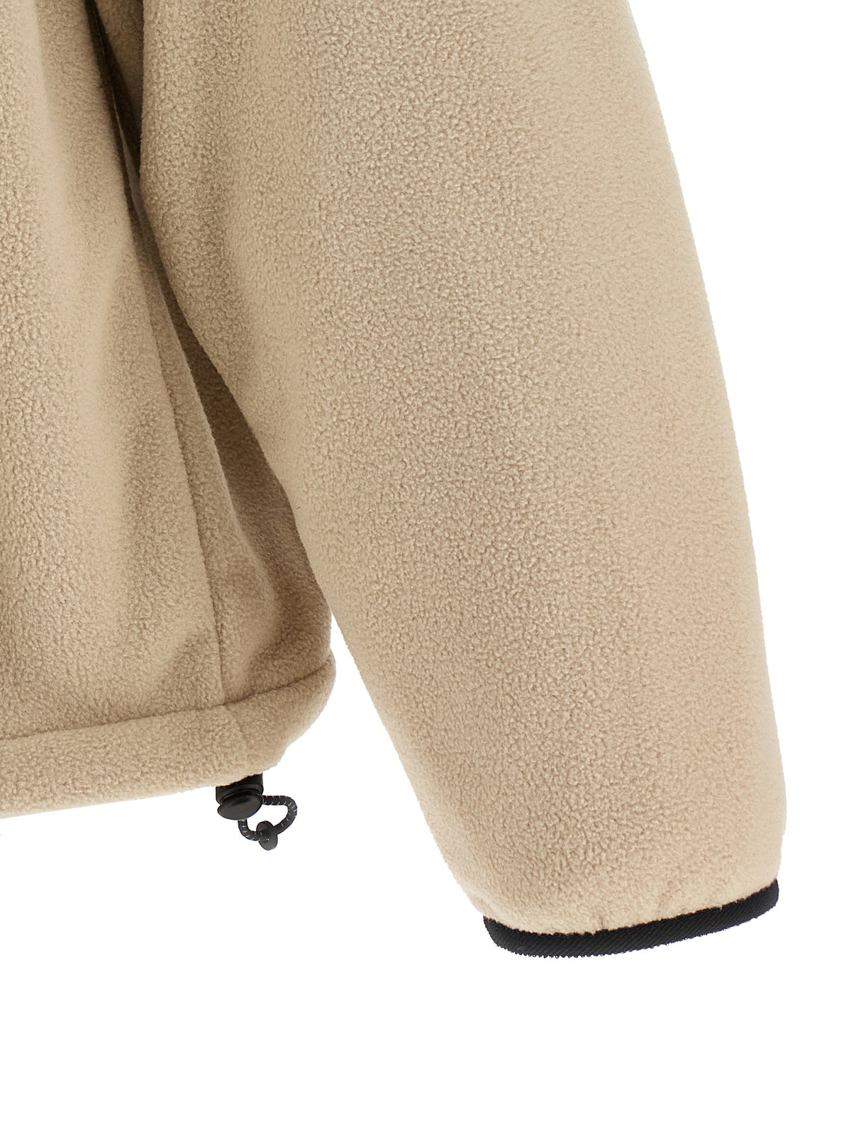 Beige Polyester Shell Jacket
