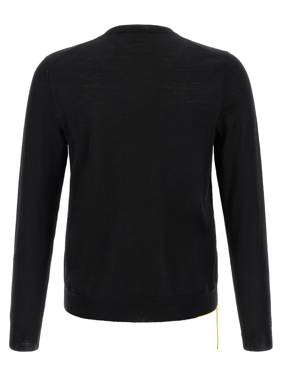 Black Virgin Wool Cardigan