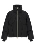 Black Nylon Full-Length Jacket