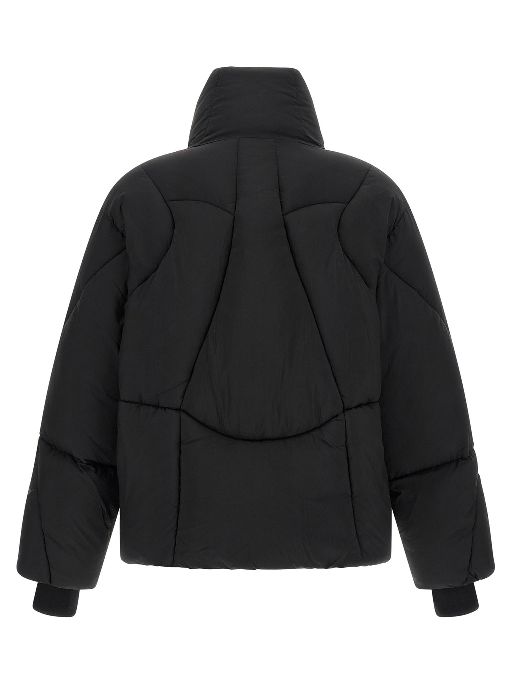Black Nylon Full-Length Jacket