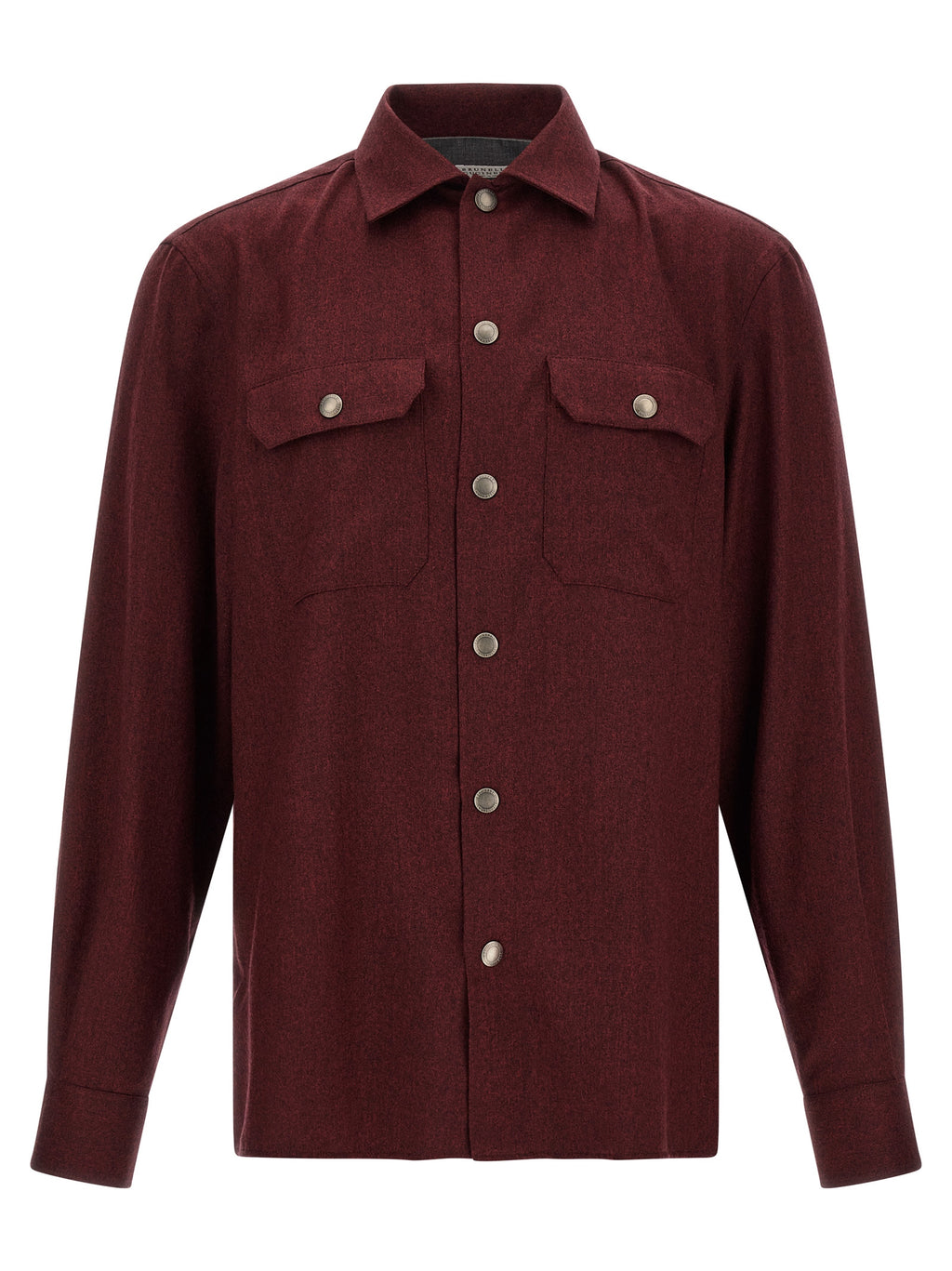 Bordeaux Virgin Wool Blouse