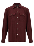 Bordeaux Virgin Wool Blouse
