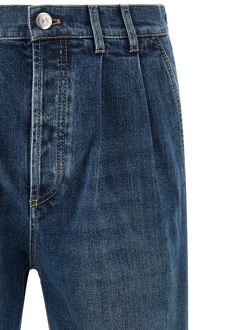 Blue Cotton Jeans Denim