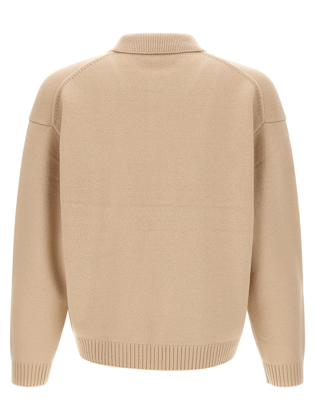 Beige Wool Cardigan