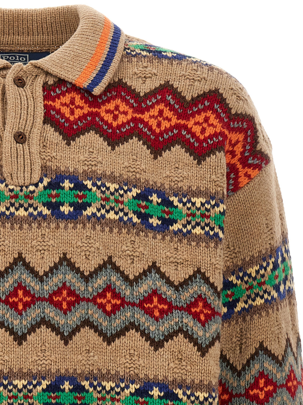Multicolor Wool Cardigan