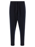 Blue Merino Wool Joggers (Workout Pants)