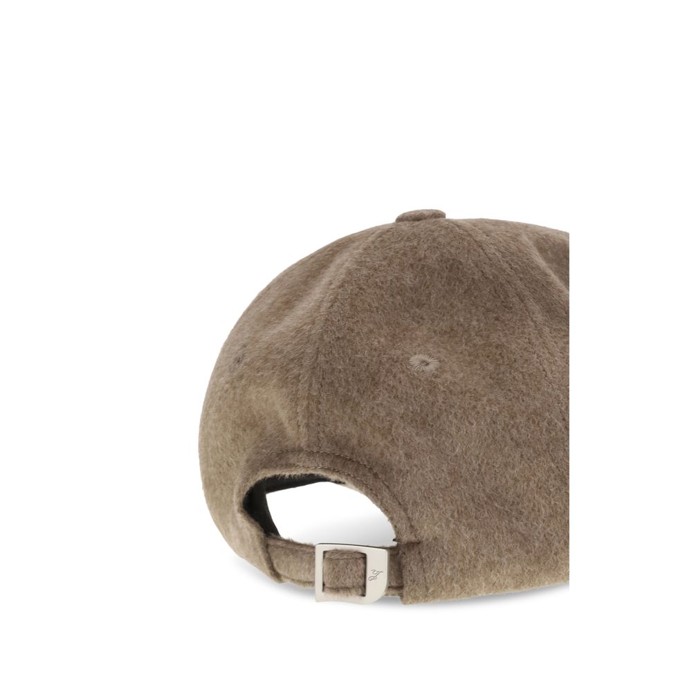 Brown Wool Oves Aries Cap (Baseball Hat)