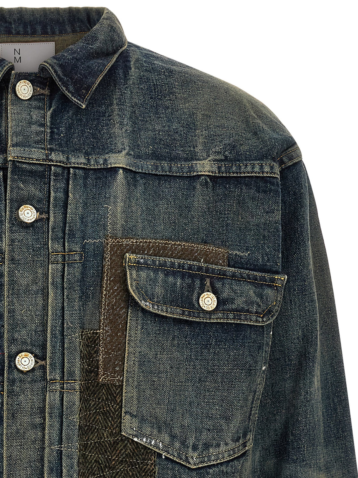 Blue Cotton Denim Jacket