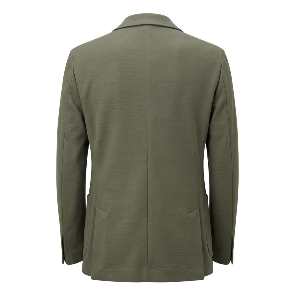 Green Cotton Men's Jacket