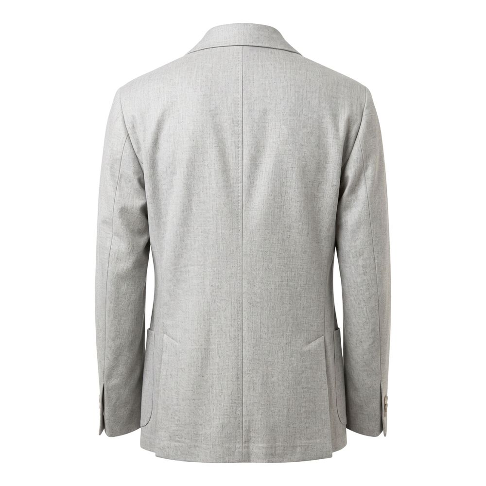 Grey Wool Men Jacket