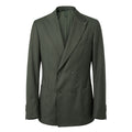 Green Wool Men Jacket