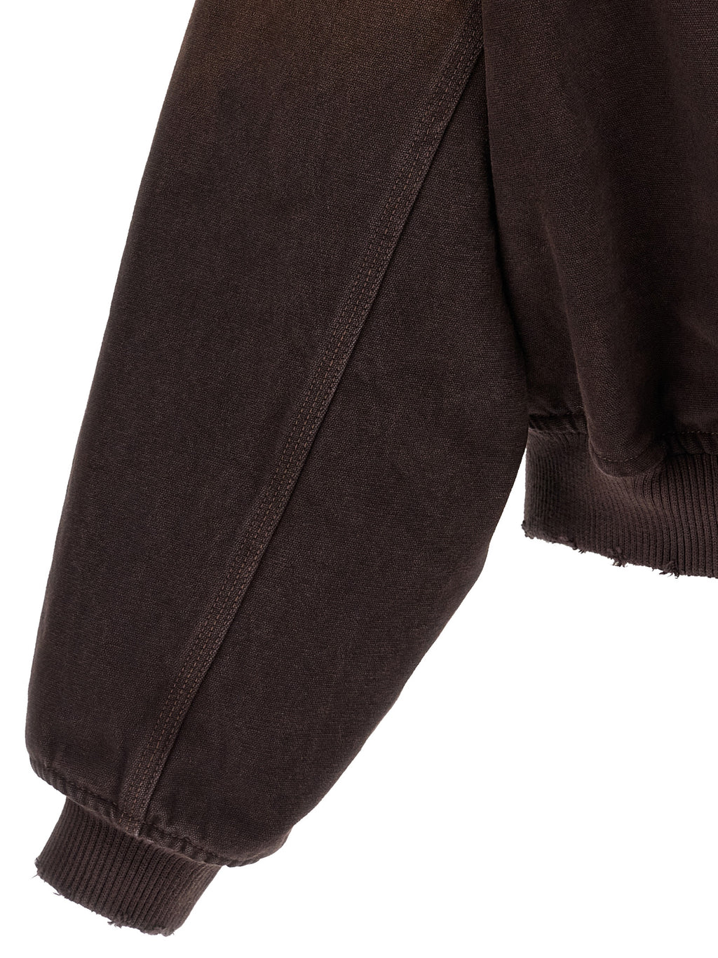 Brown Cotton Shell Jacket