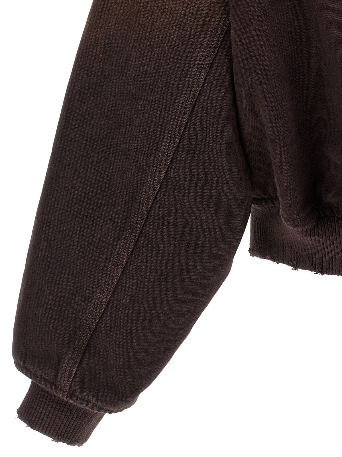 Brown Cotton Shell Jacket