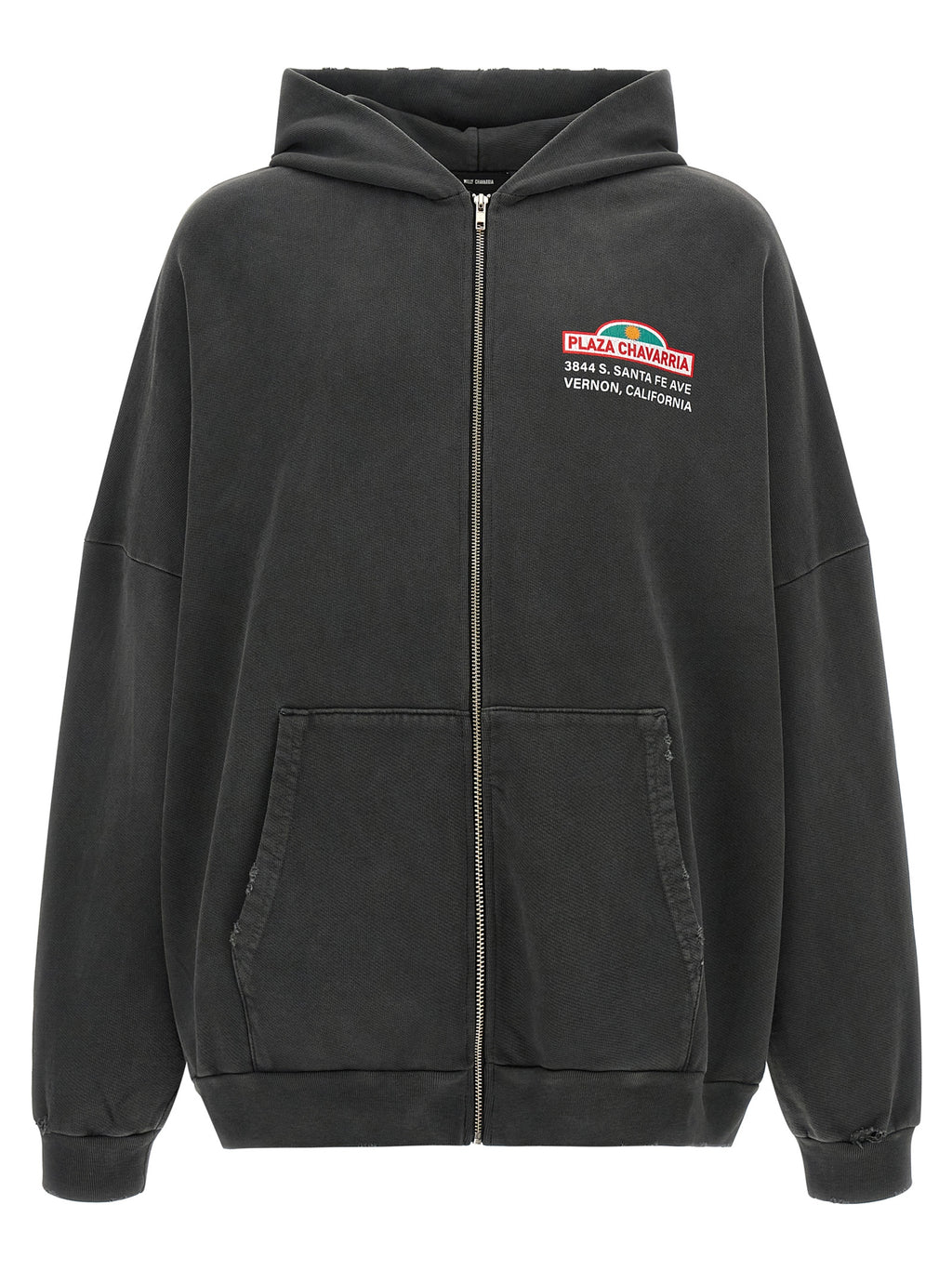 Black Cotton Sweatshirt