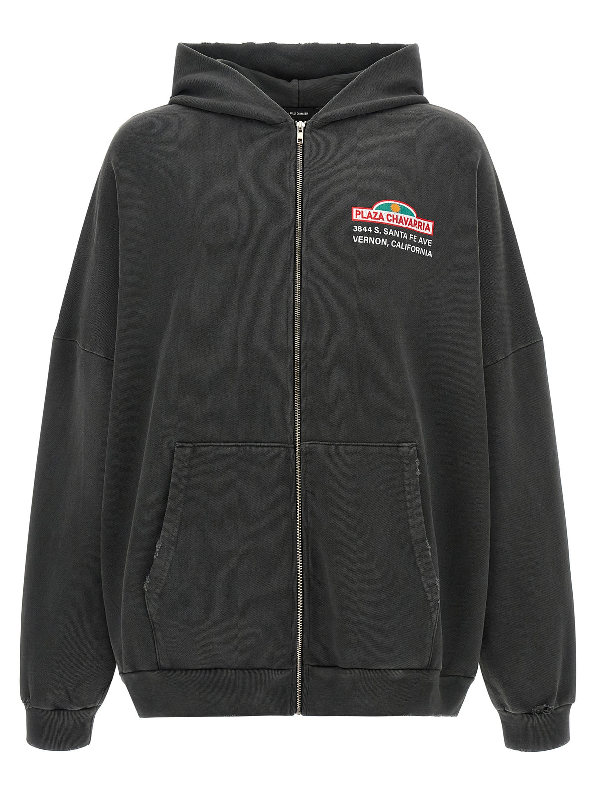 Black Cotton Sweatshirt