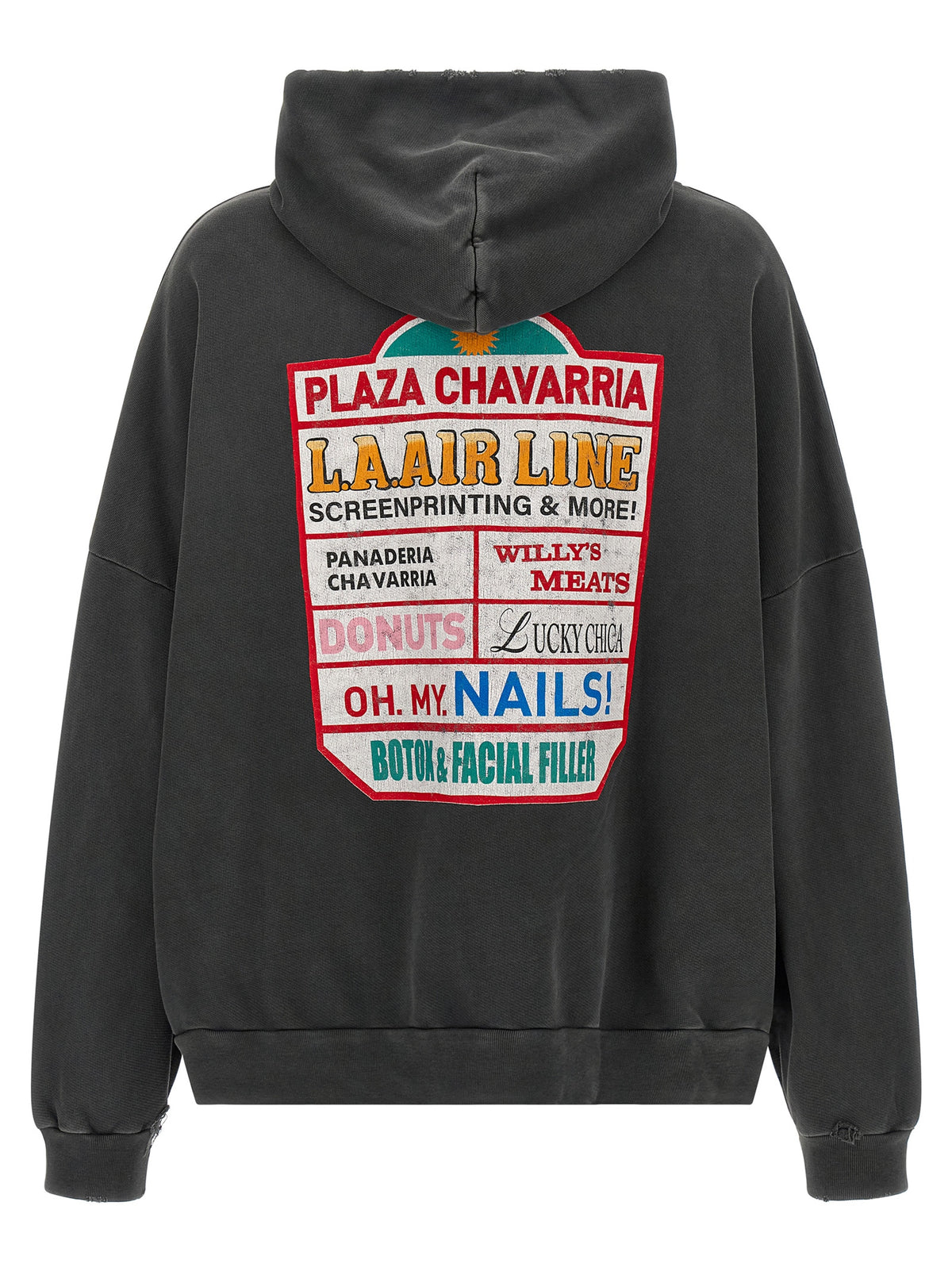 Black Cotton Sweatshirt