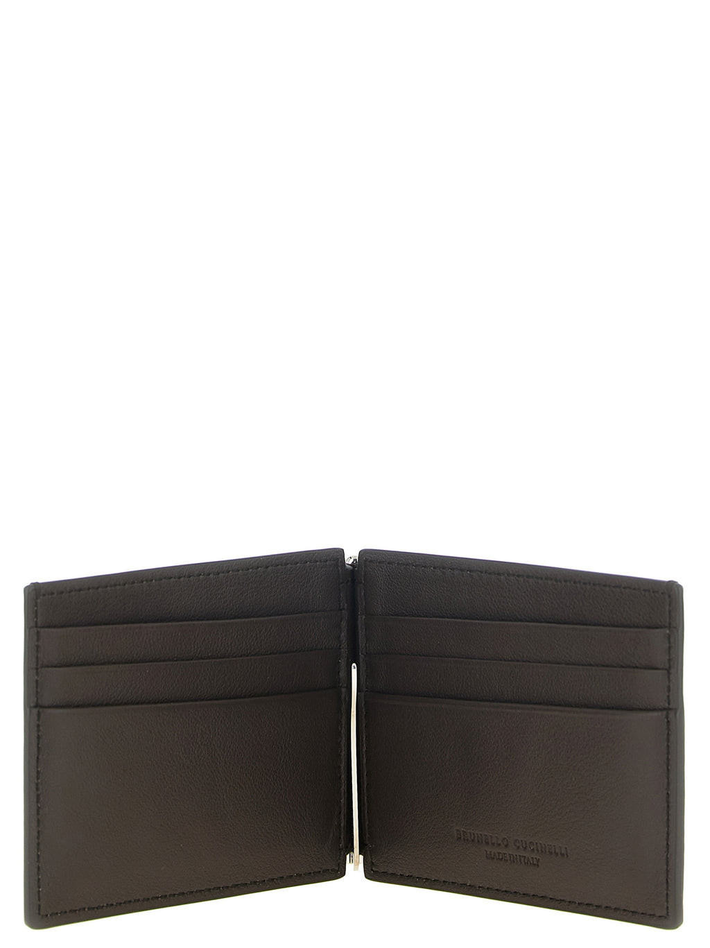 Brown Calfskin Money Clip