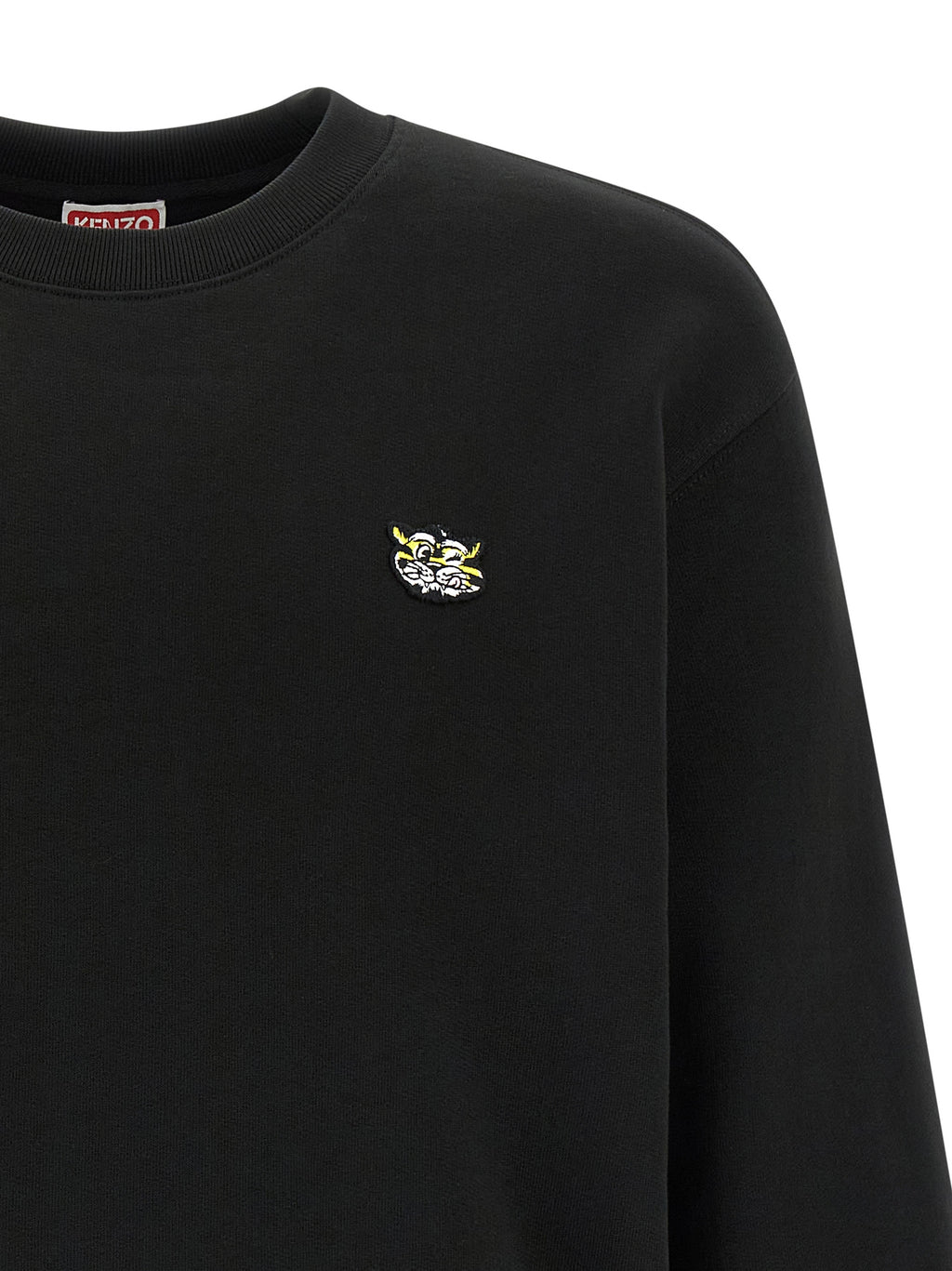 Black Cotton Sweatshirt