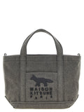 Gray Cotton Tote Bag