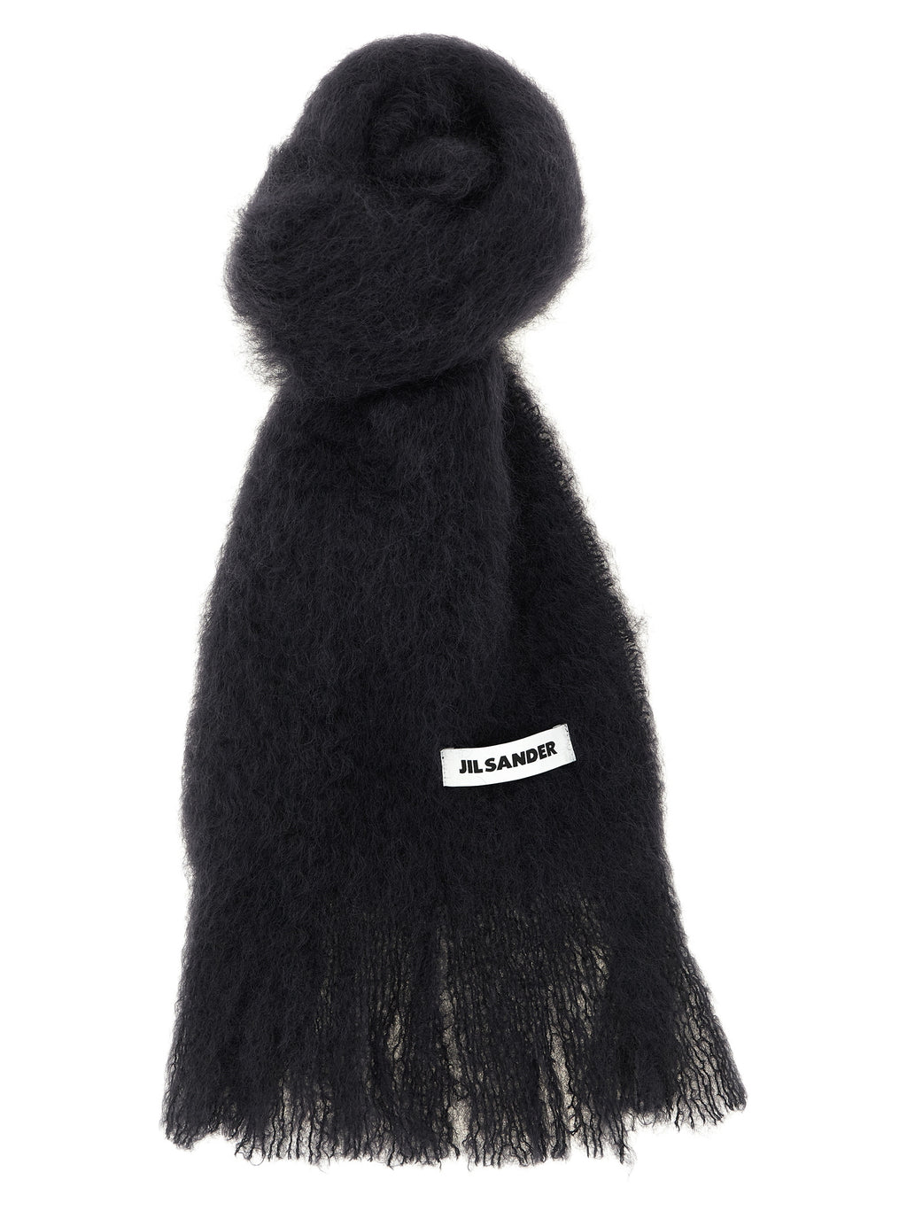 Black Wool Scarf