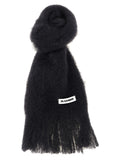 Black Wool Scarf