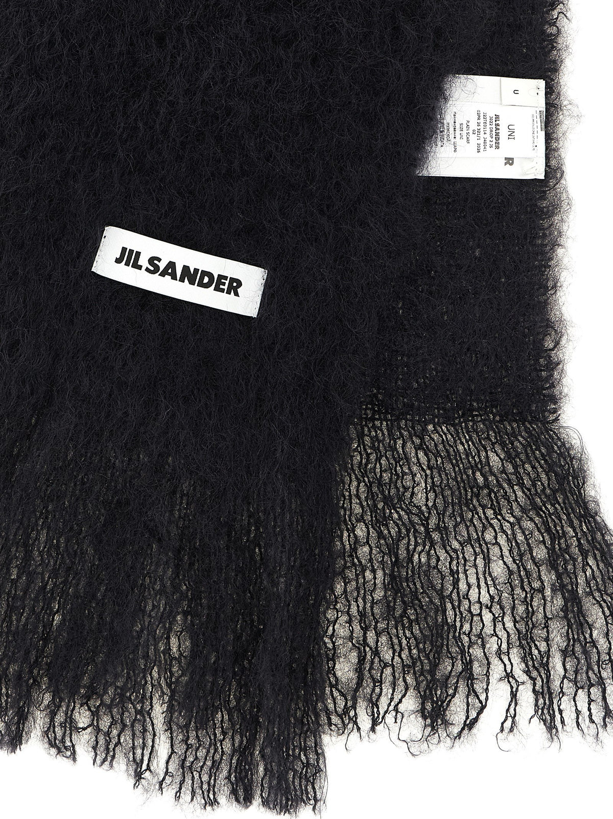 Black Wool Scarf