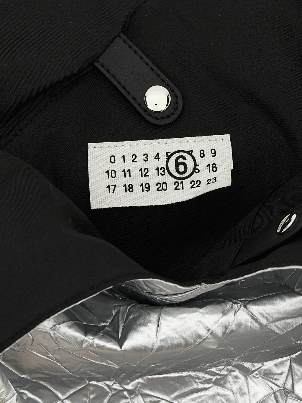 Silver Polyethylene Tote Bag