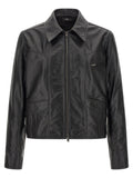 Black Calfskin Leather Jacket