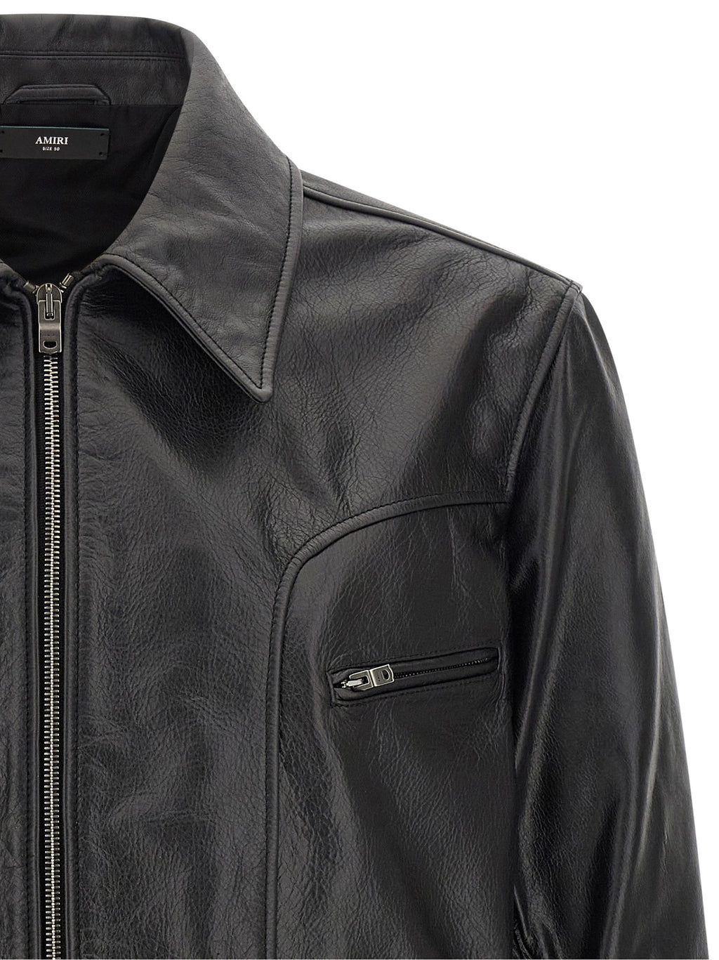 Black Calfskin Leather Jacket