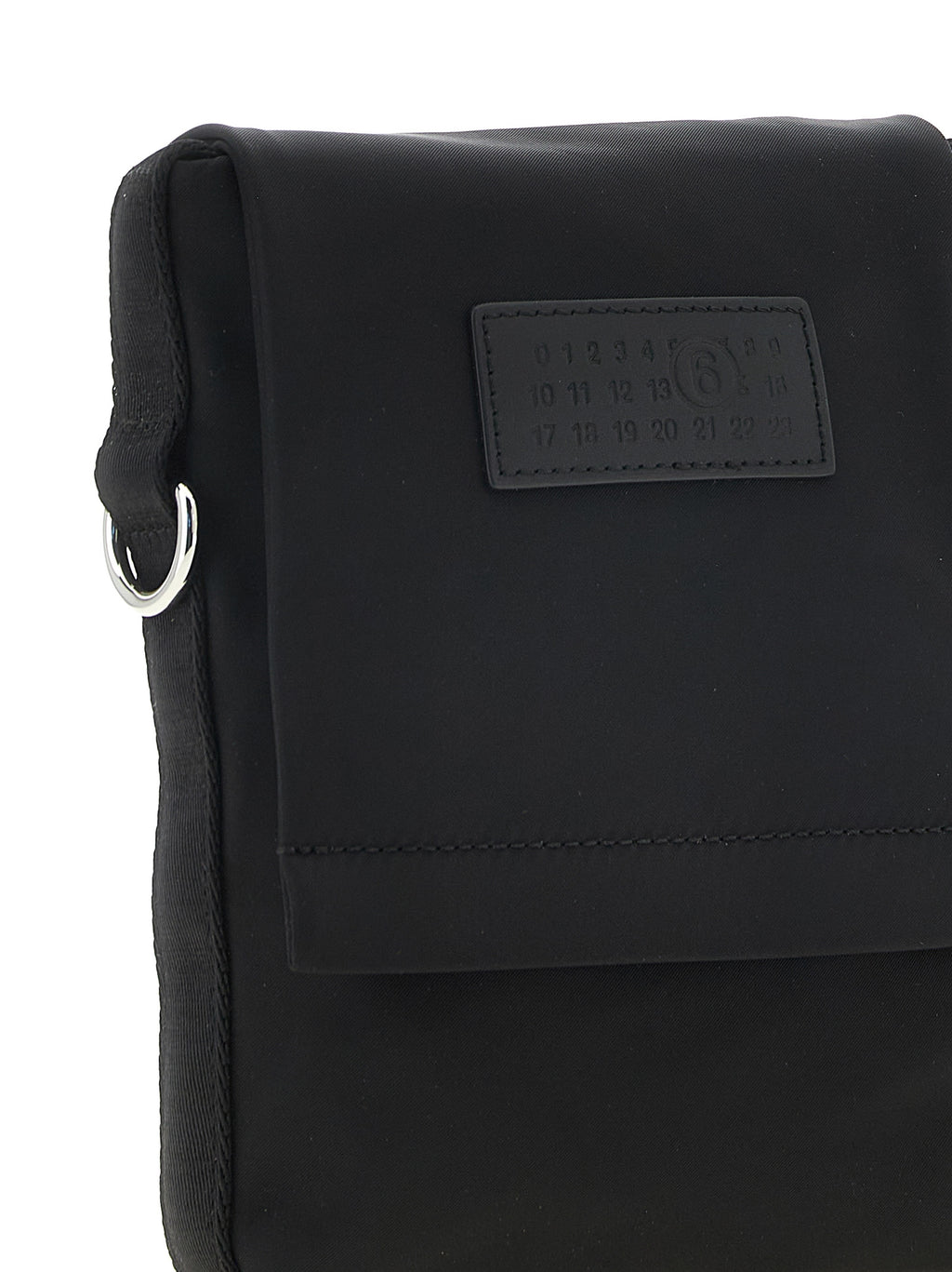 Black Polyamide Crossbody Bag
