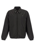 Black Recycled Polyamide Full-Length Jacket