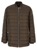 Brown Polyester Bomber