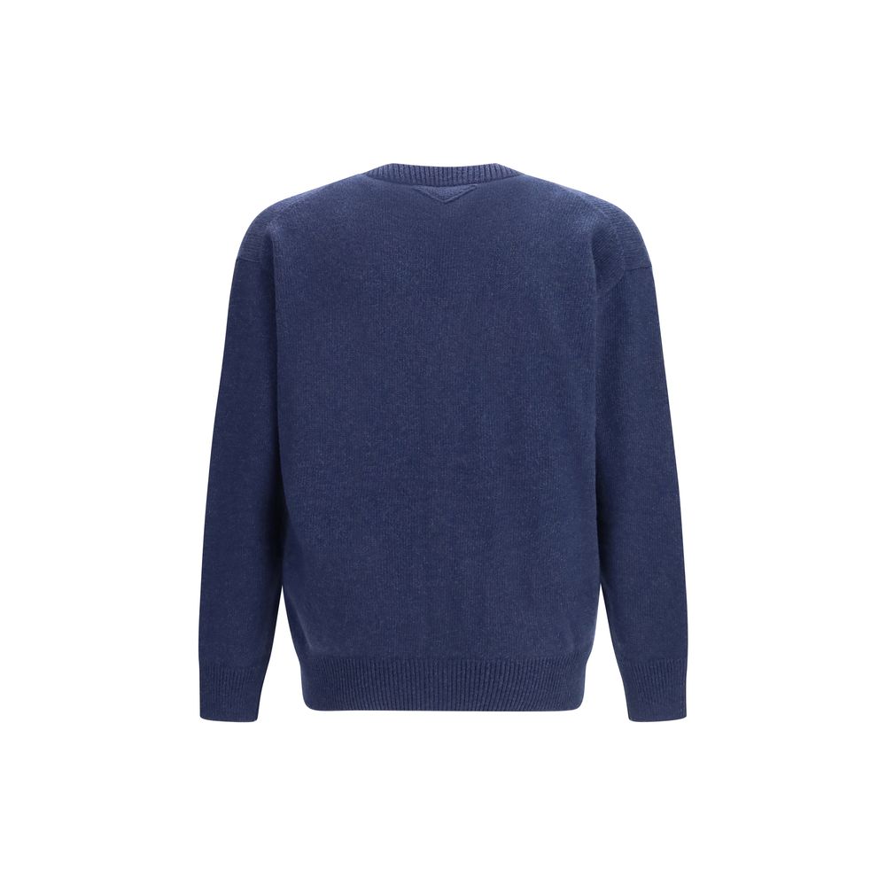 Blue Cashmere Cardigan