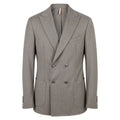 Grey Viscose Men Jacket