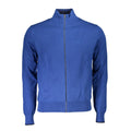 Blue Cotton Men's Cardigan