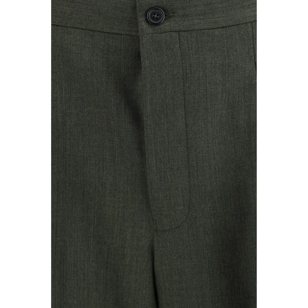 Bicolor Wool Oves Aries Casual Pants