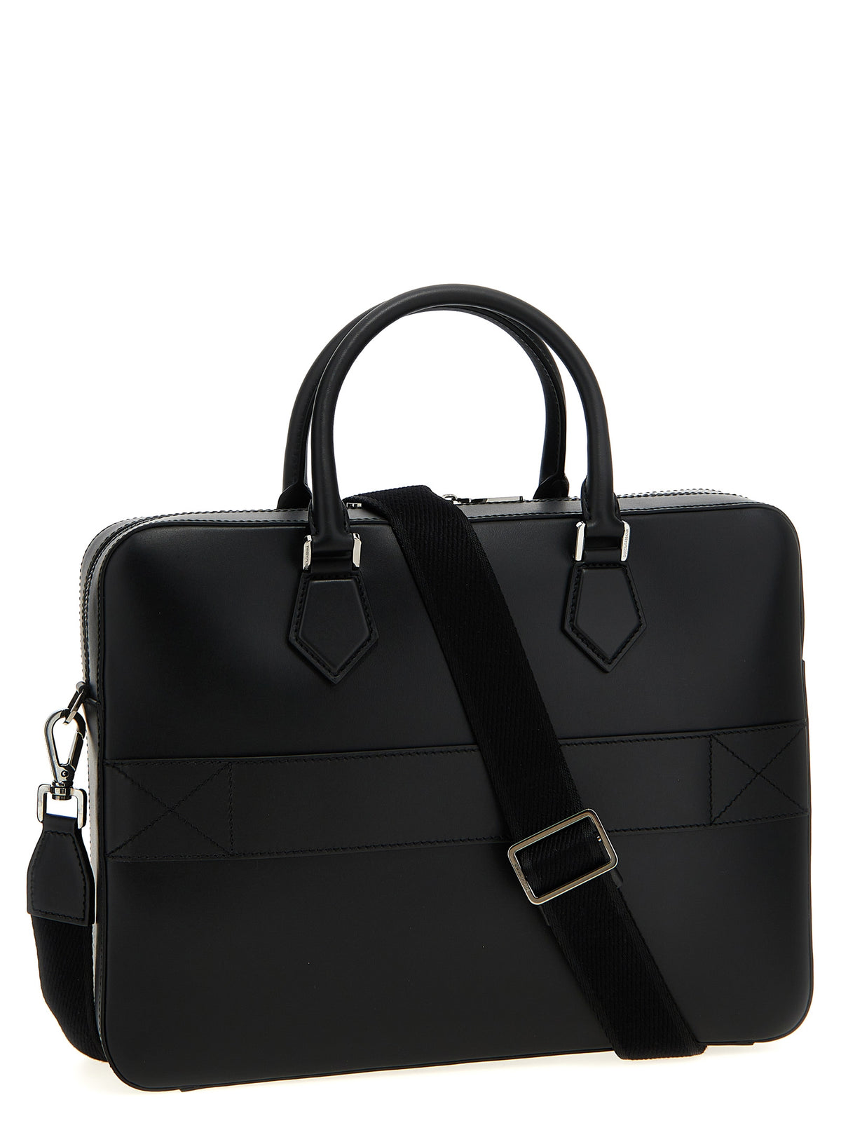 Black Lamb Leather Tote Bag