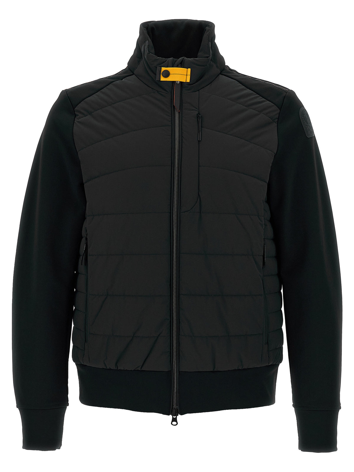 Black Polyamide Full-Length Jacket