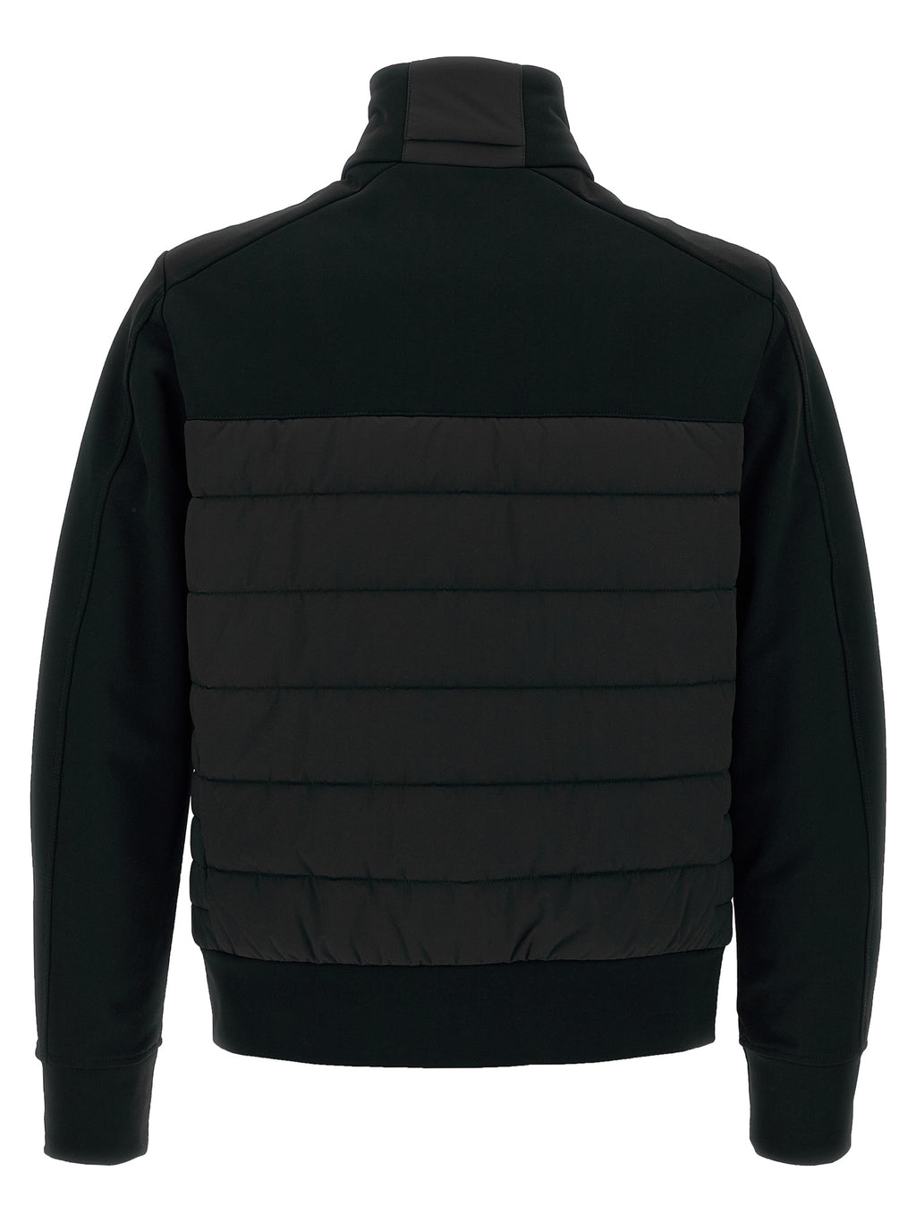 Black Polyamide Full-Length Jacket