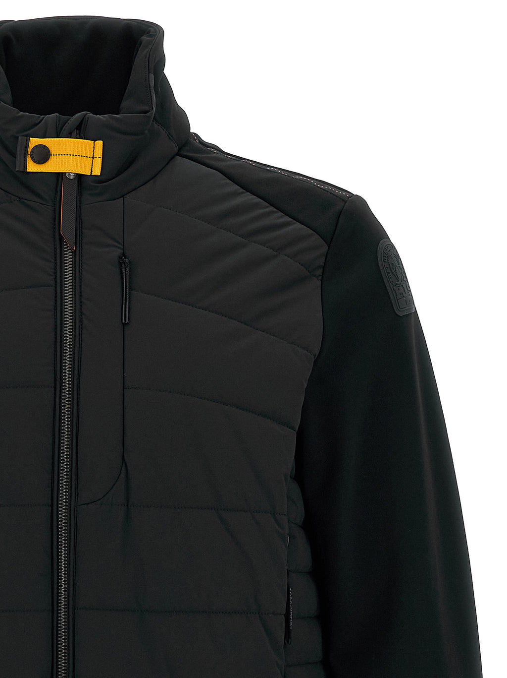 Black Polyamide Full-Length Jacket