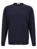 Blue Merino Wool Cardigan