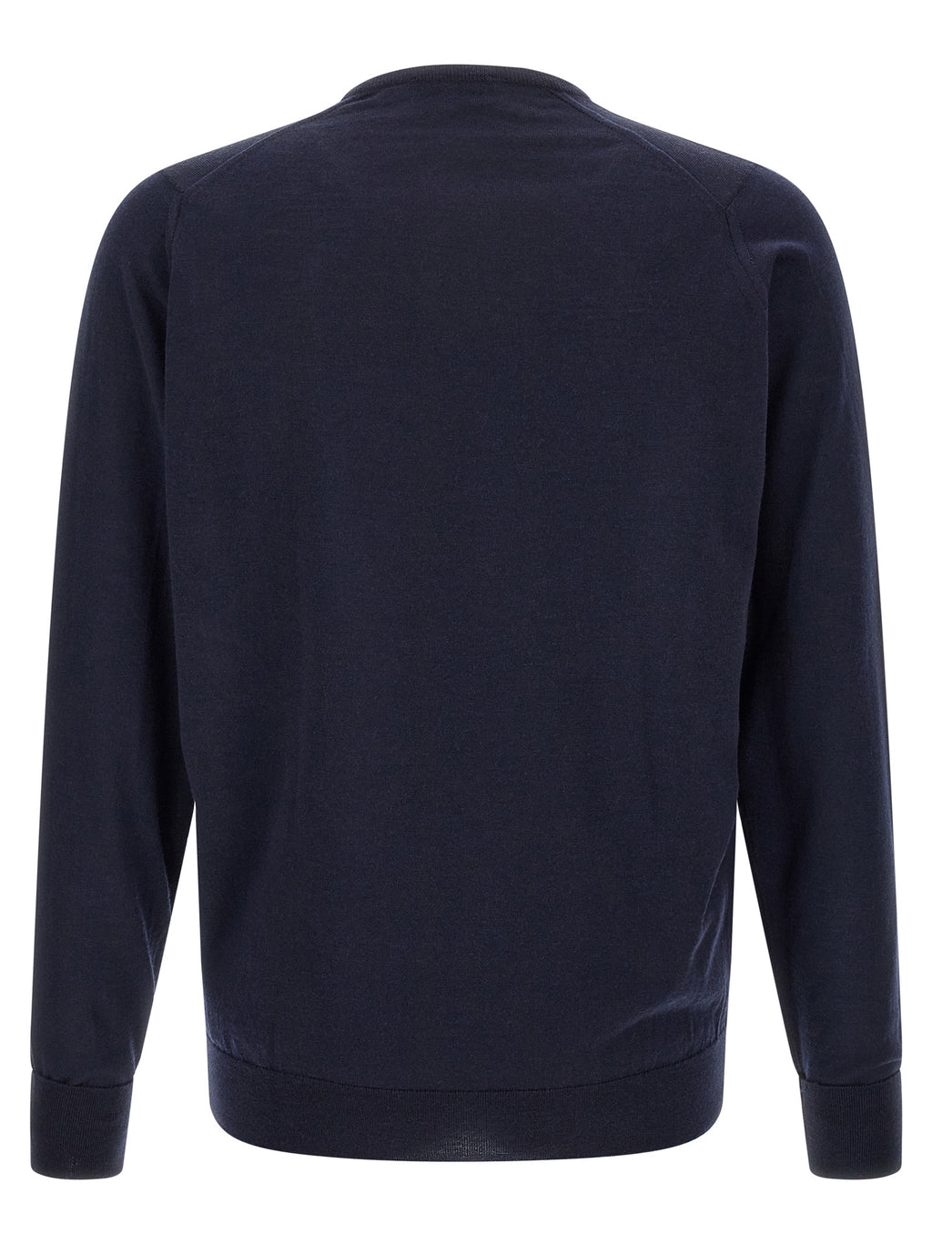 Blue Merino Wool Cardigan
