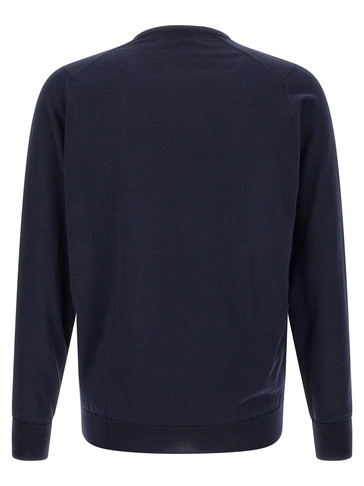 Blue Merino Wool Cardigan