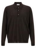Brown Merino Wool Polo Shirt