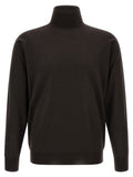 Brown Merino Wool Cardigan