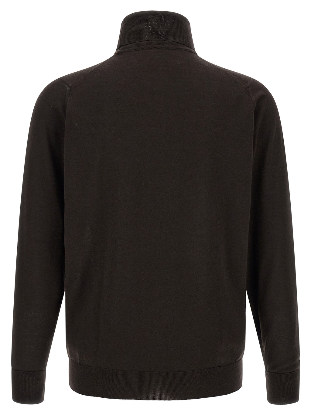 Brown Merino Wool Cardigan