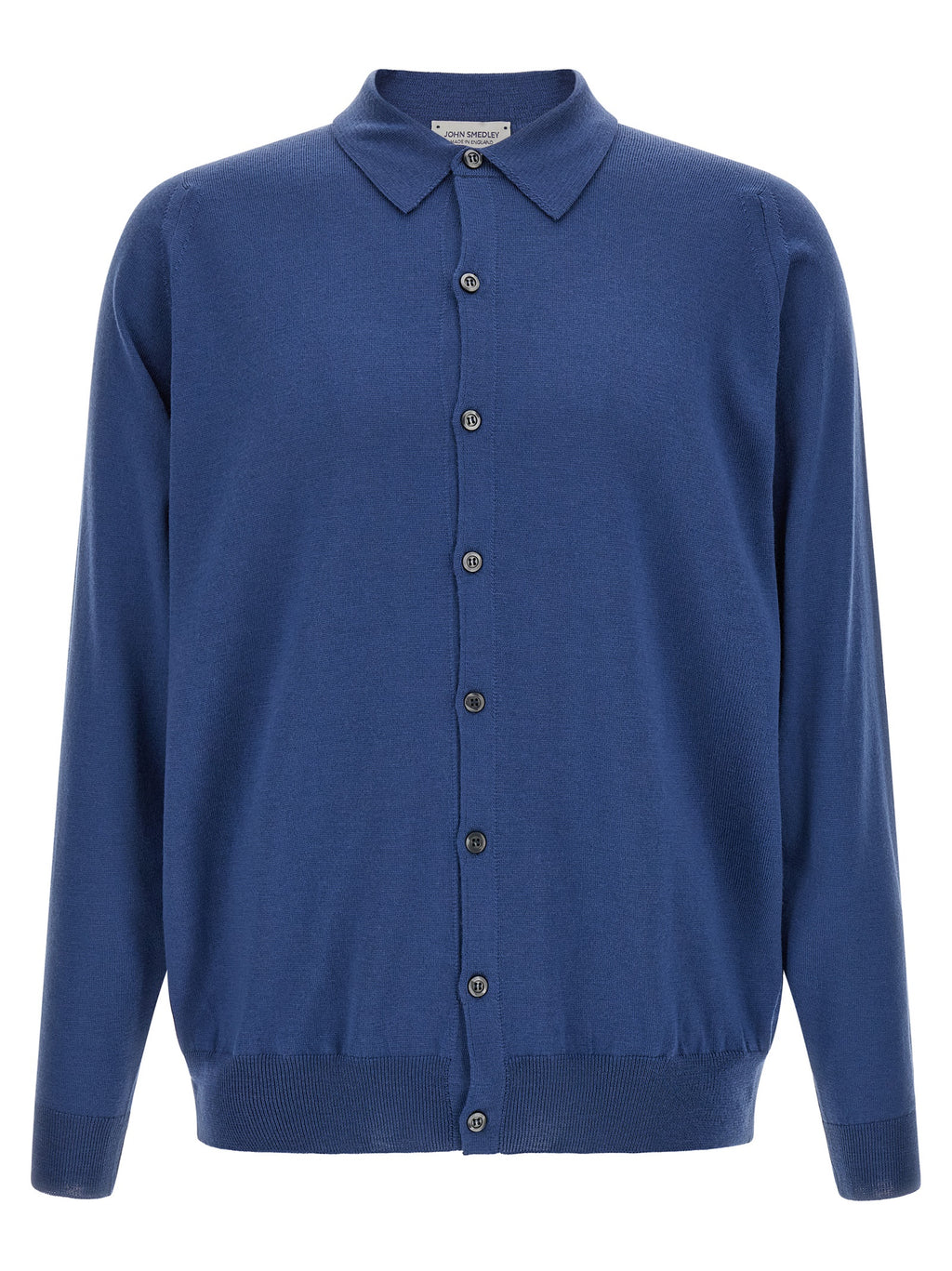 Blue Merino Wool Blouse